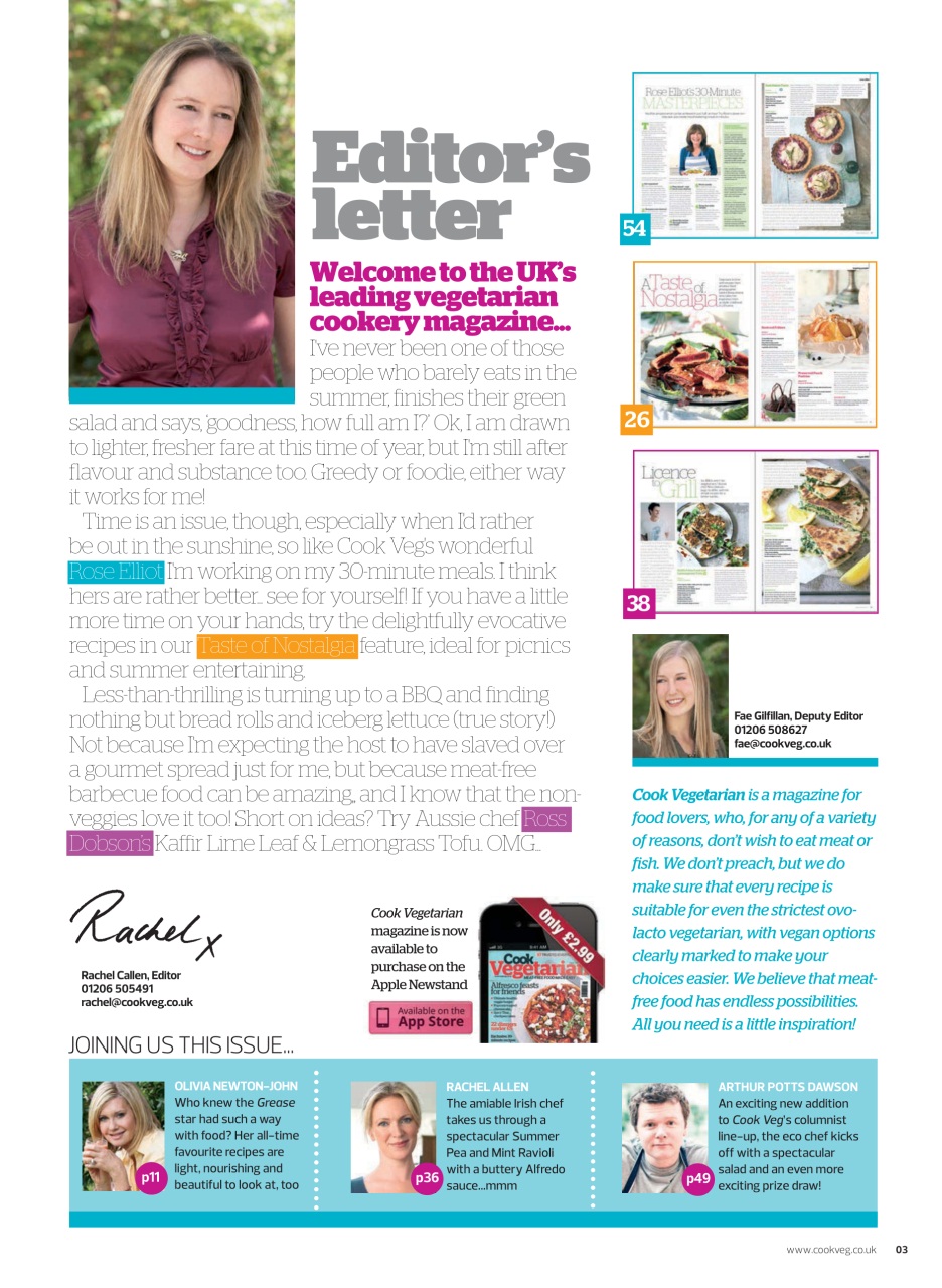 Veggie Magazine Preview Pages