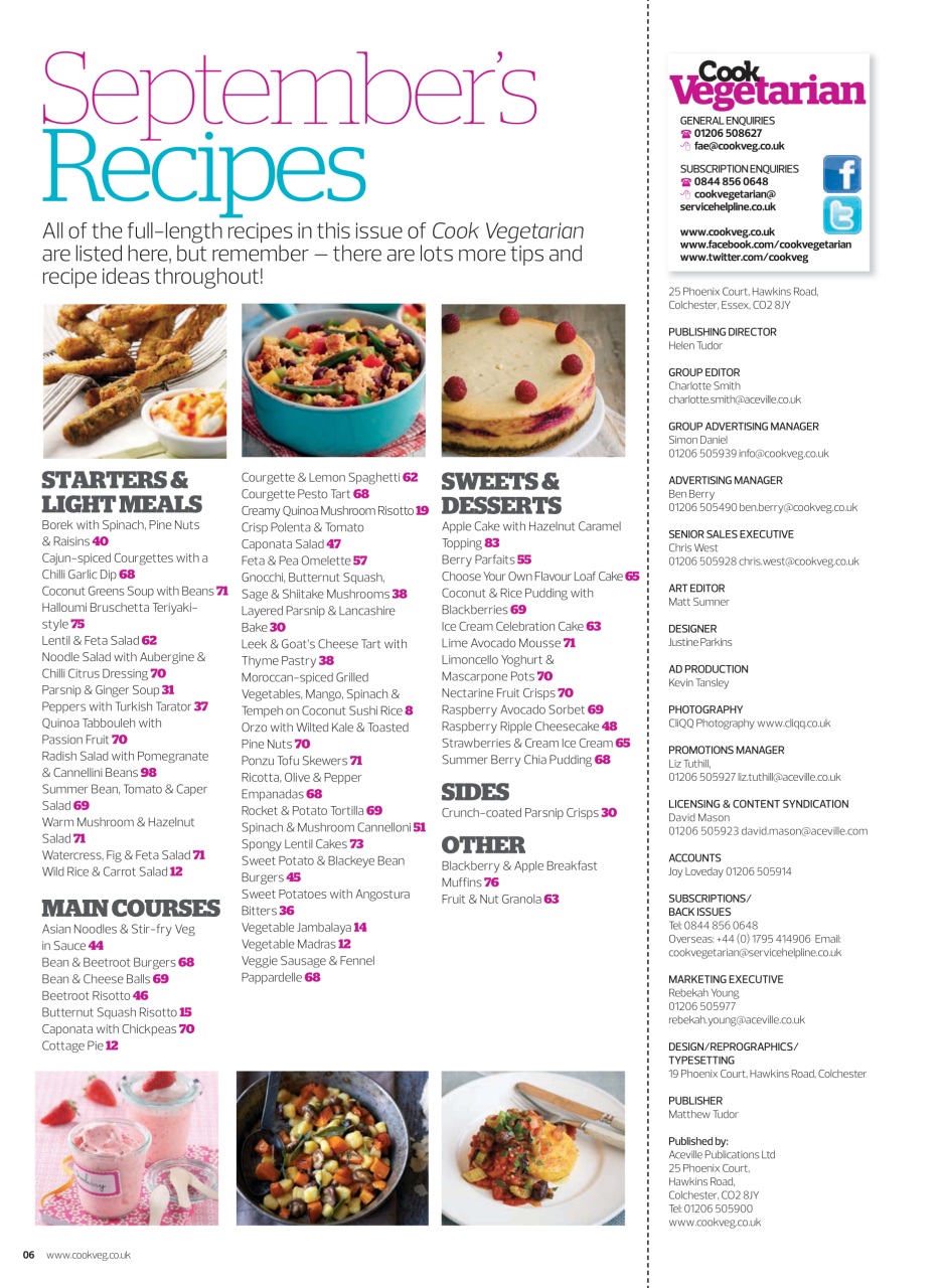 Veggie Magazine Preview Pages