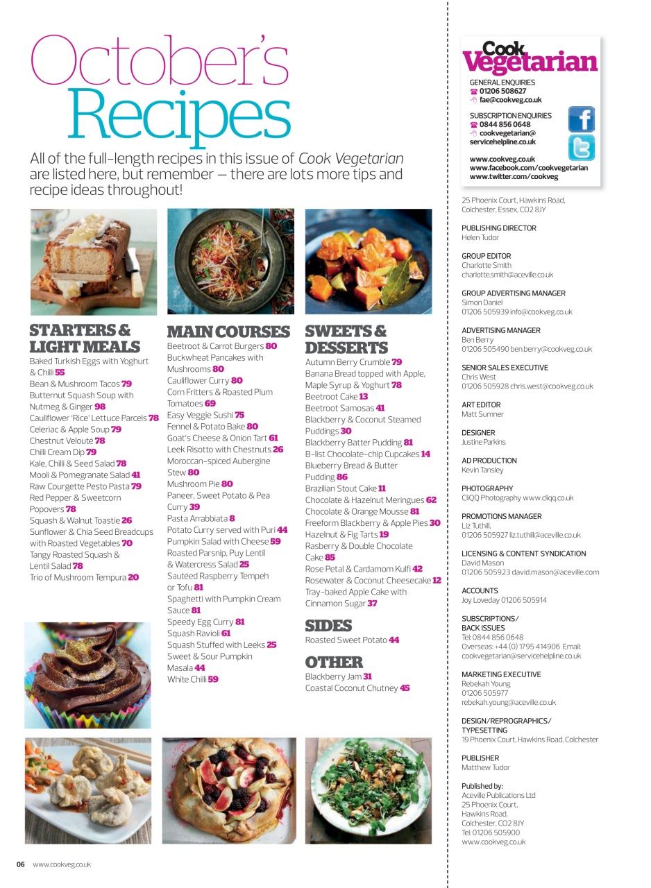 Veggie Magazine Preview Pages