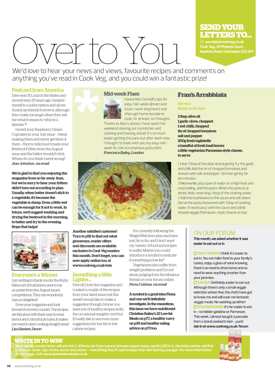 Veggie Magazine Preview Pages