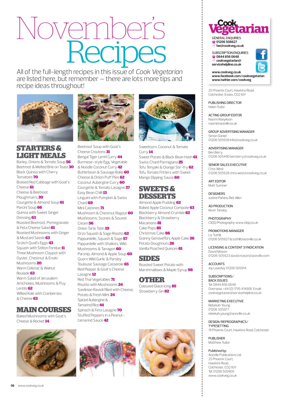 Veggie Magazine Preview Pages