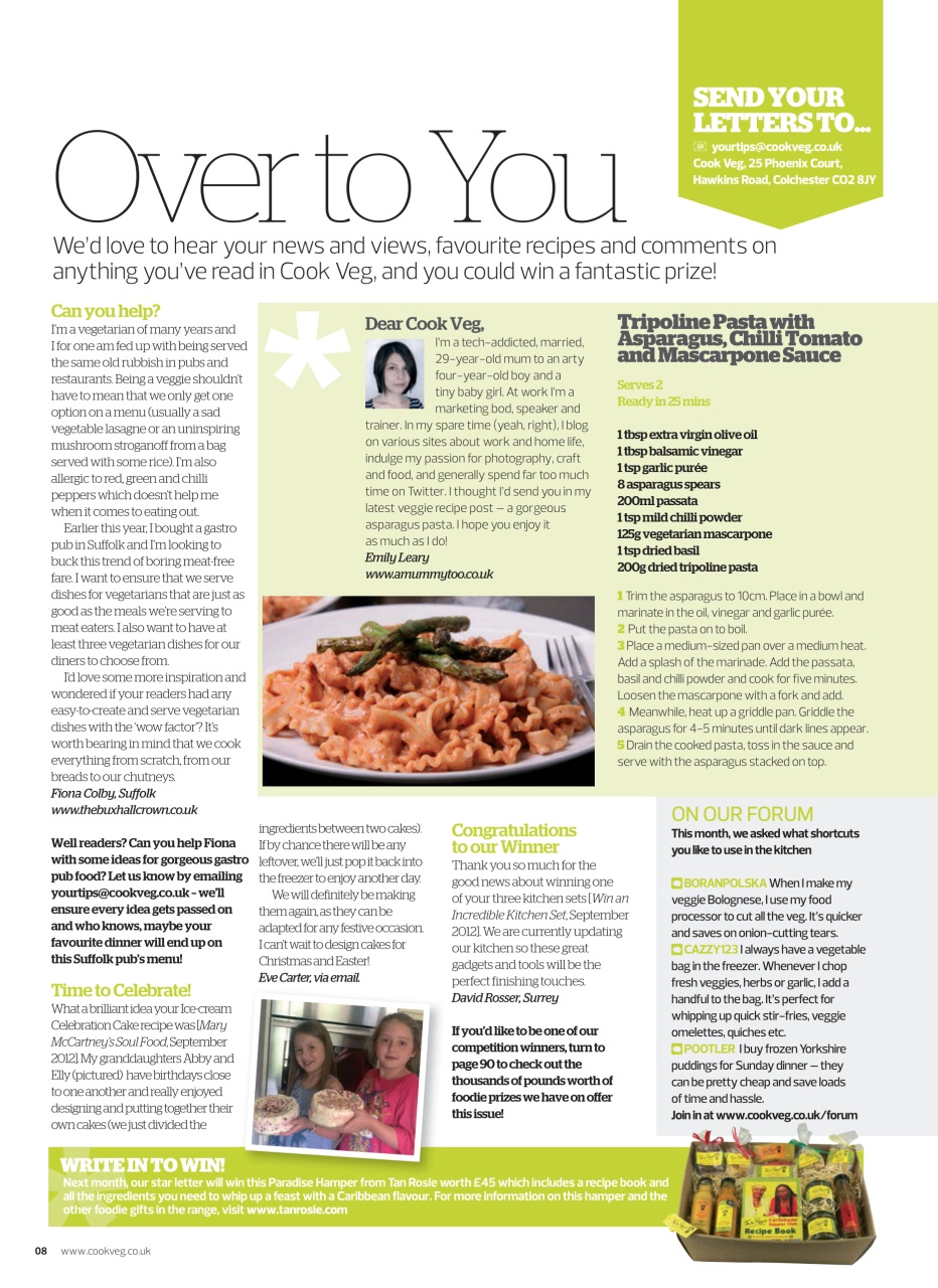 Veggie Magazine Preview Pages