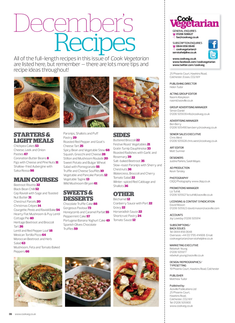 Veggie Magazine Preview Pages