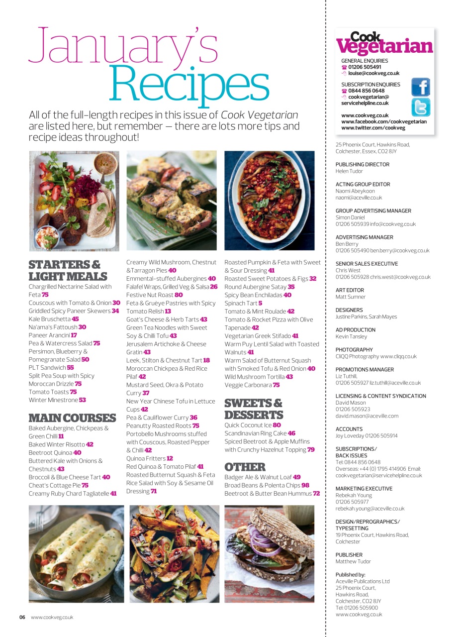 Veggie Magazine Preview Pages