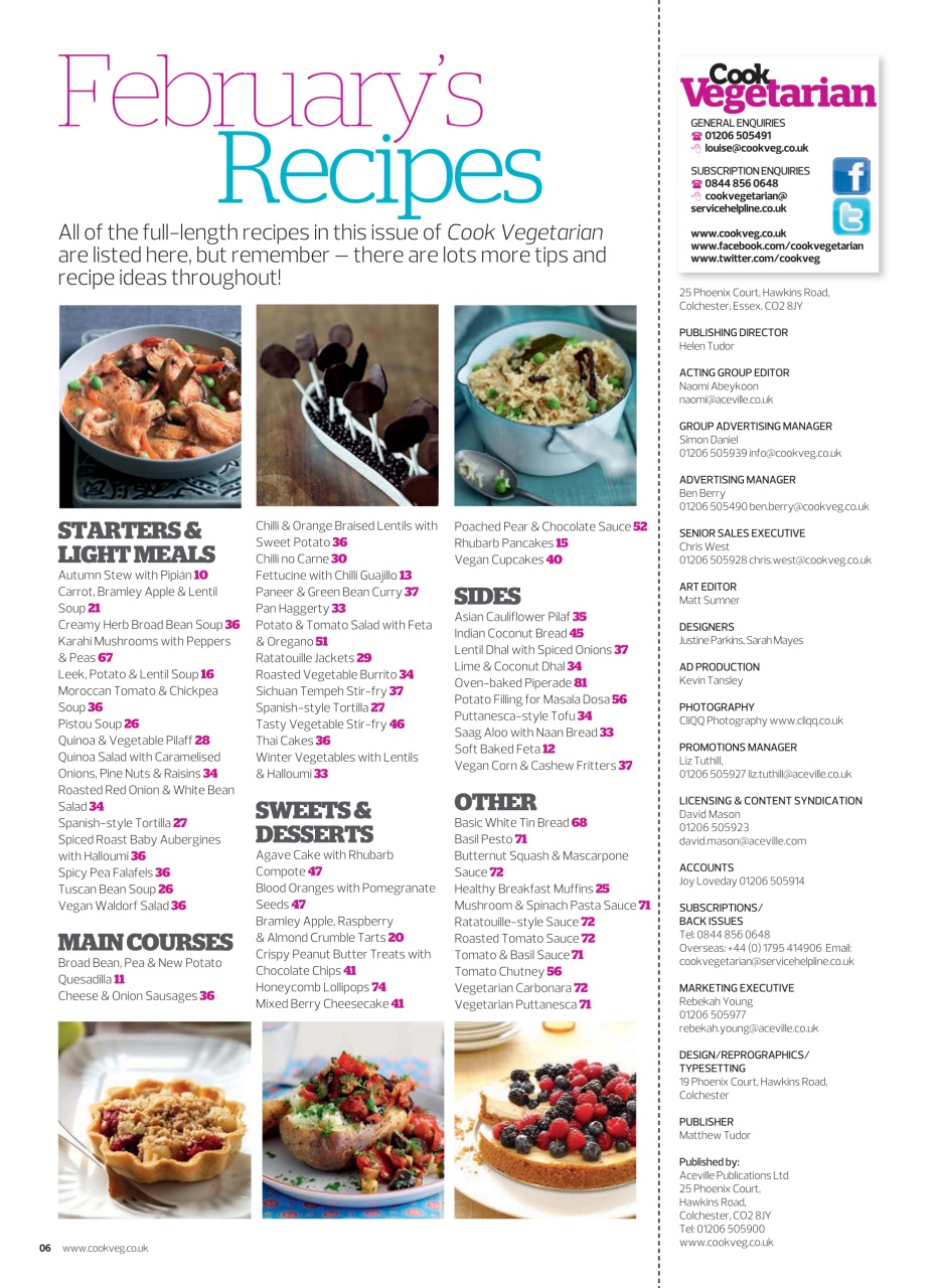 Veggie Magazine Preview Pages