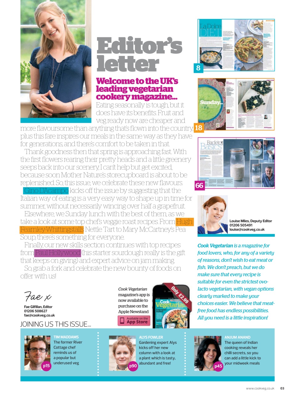 Veggie Magazine Preview Pages