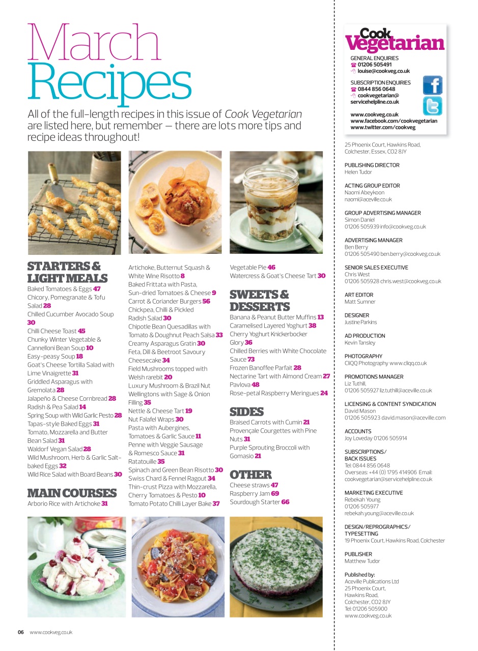 Veggie Magazine Preview Pages
