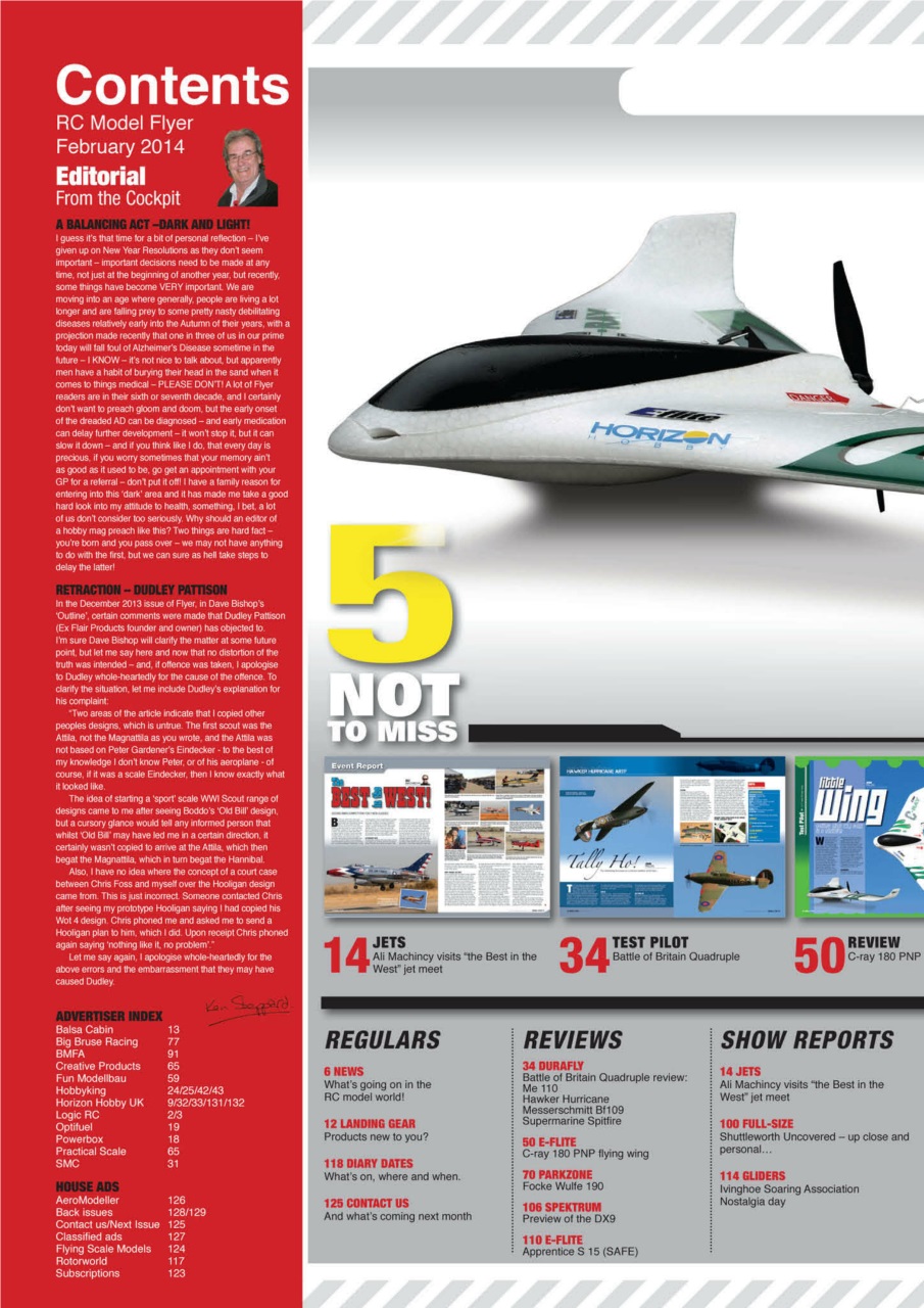 Radio Control Model Flyer Preview Pages