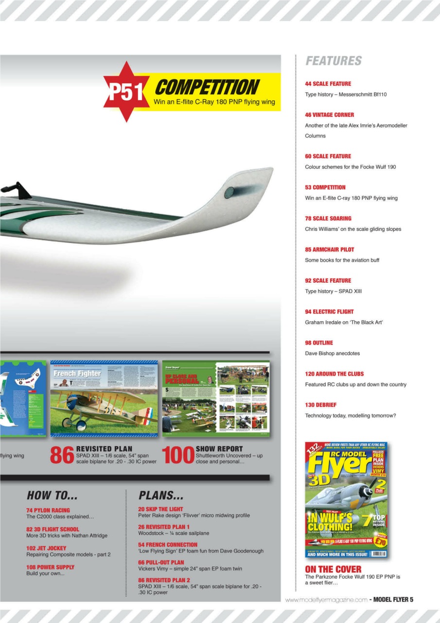 Radio Control Model Flyer Preview Pages