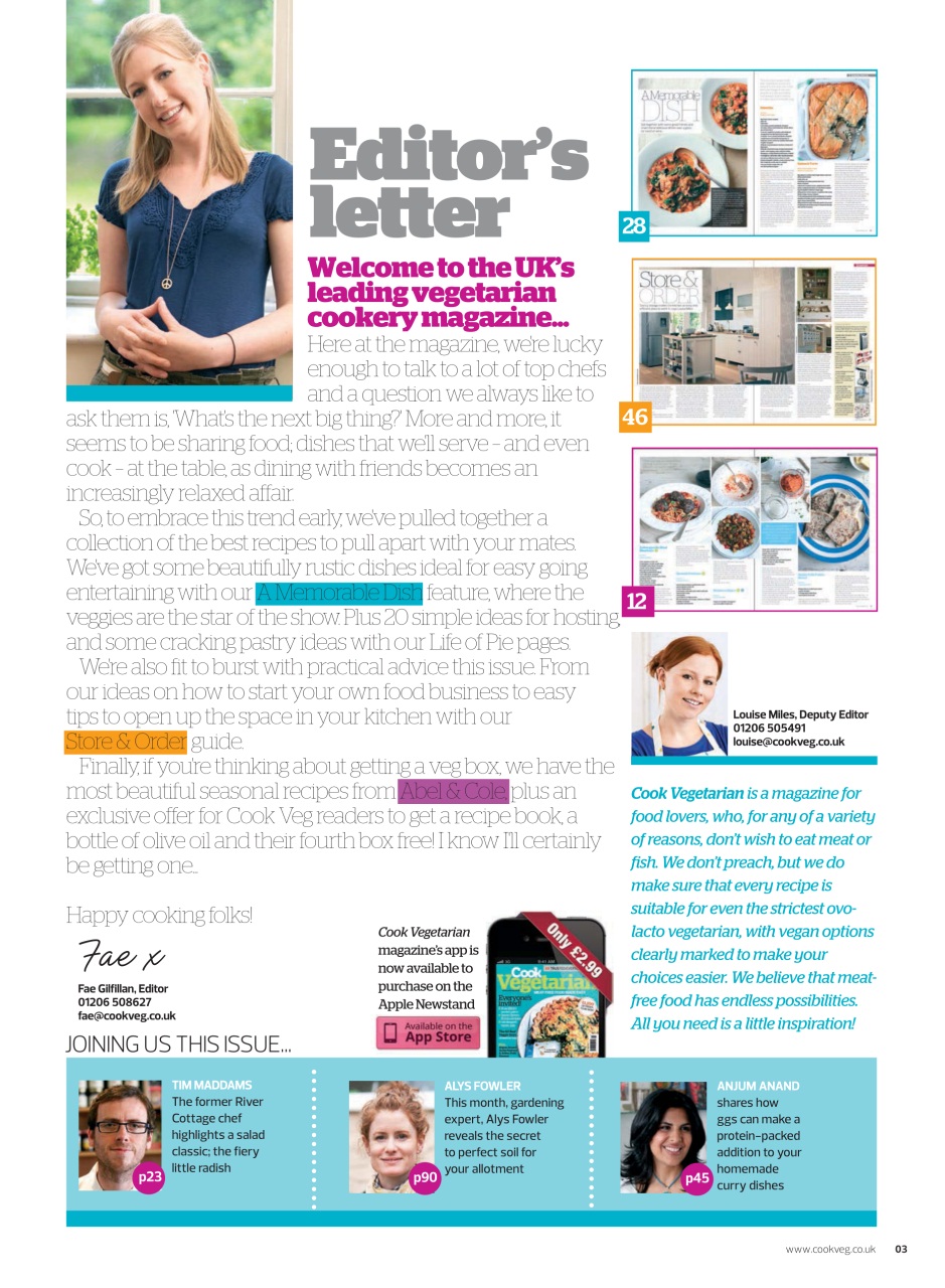 Veggie Magazine Preview Pages