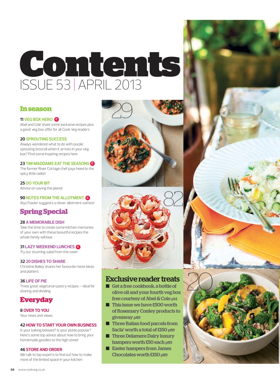 Veggie Magazine Preview Pages