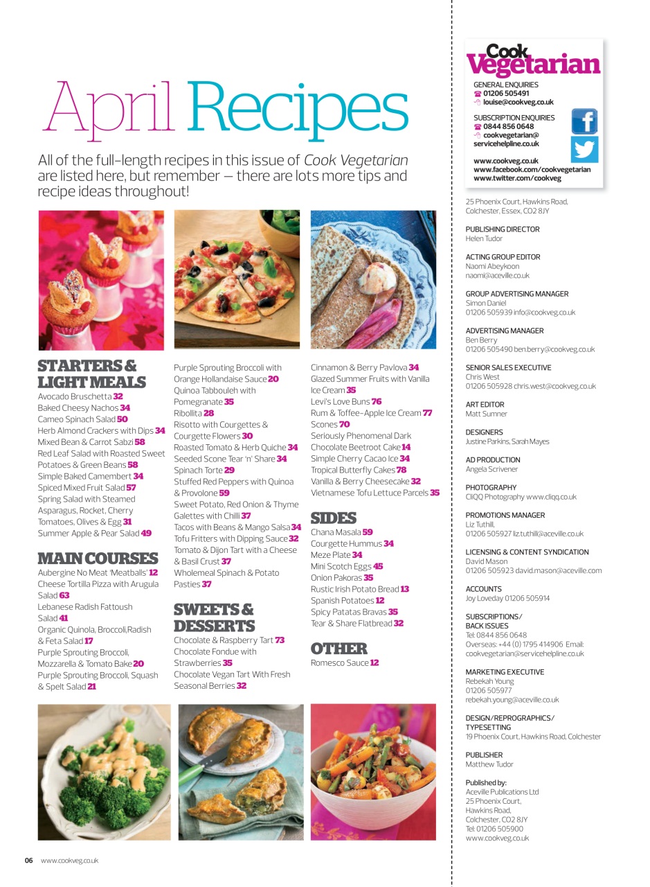 Veggie Magazine Preview Pages