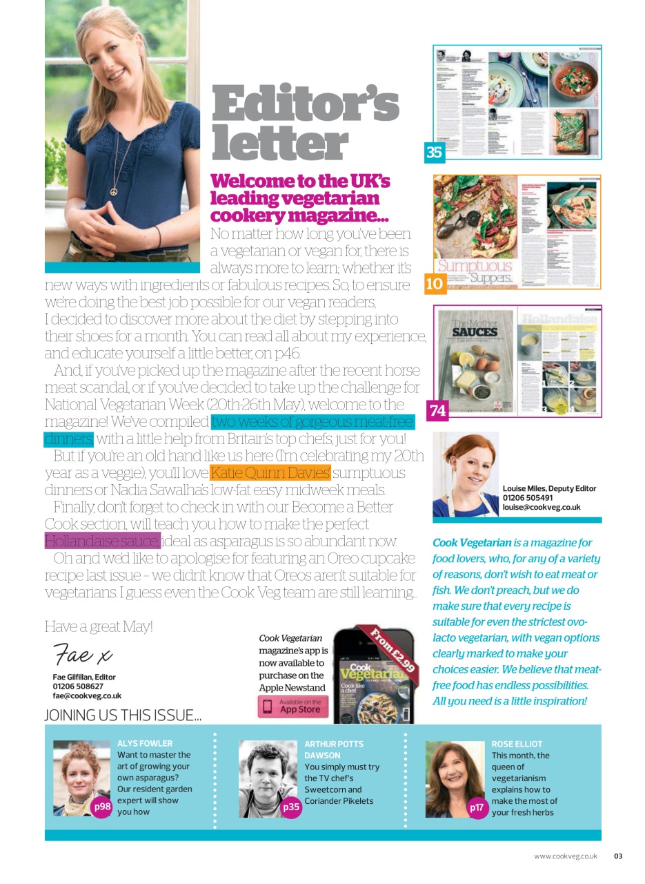 Veggie Magazine Preview Pages