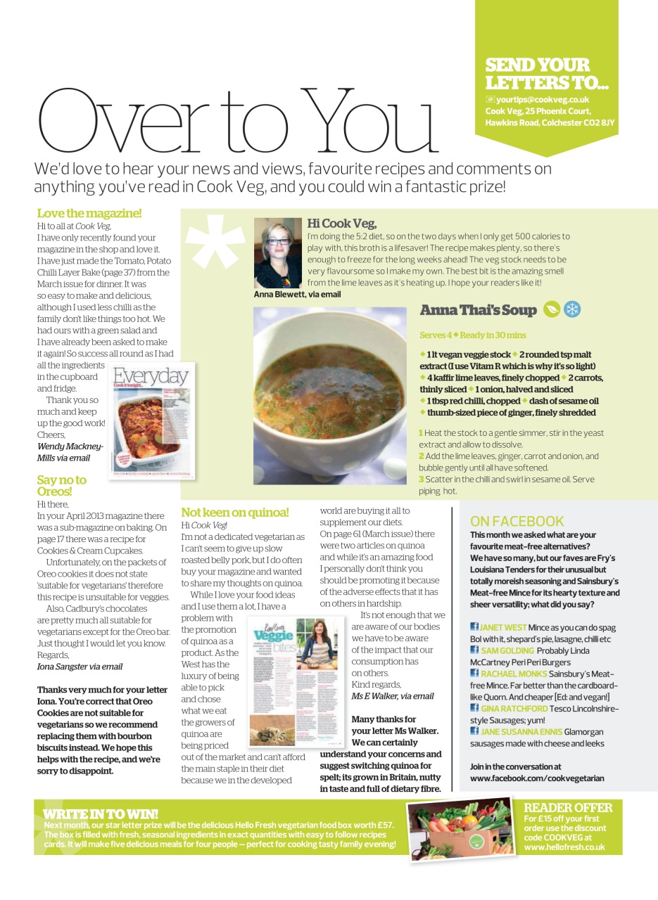 Veggie Magazine Preview Pages