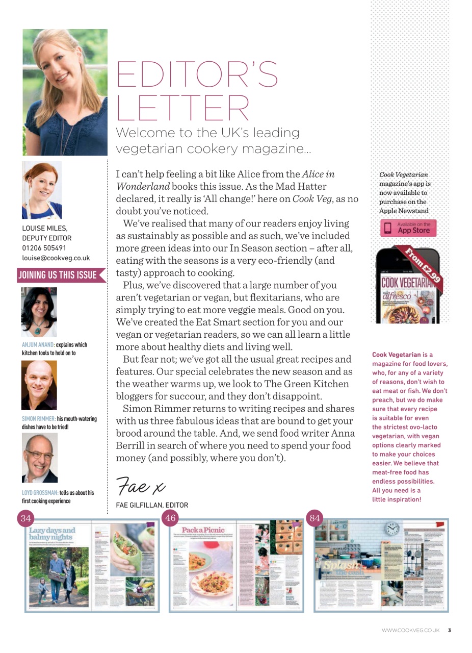 Veggie Magazine Preview Pages