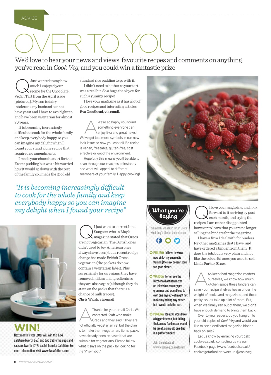 Veggie Magazine Preview Pages