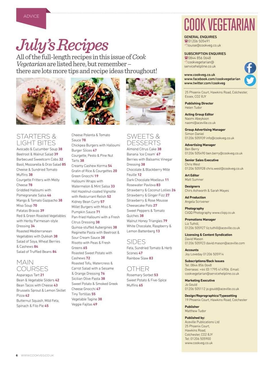 Veggie Magazine Preview Pages