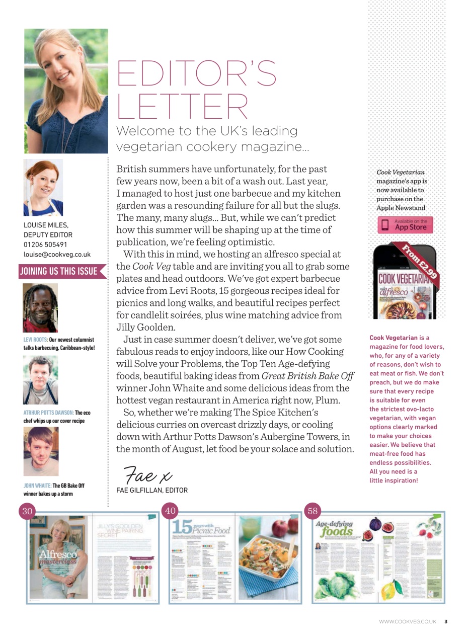 Veggie Magazine Preview Pages