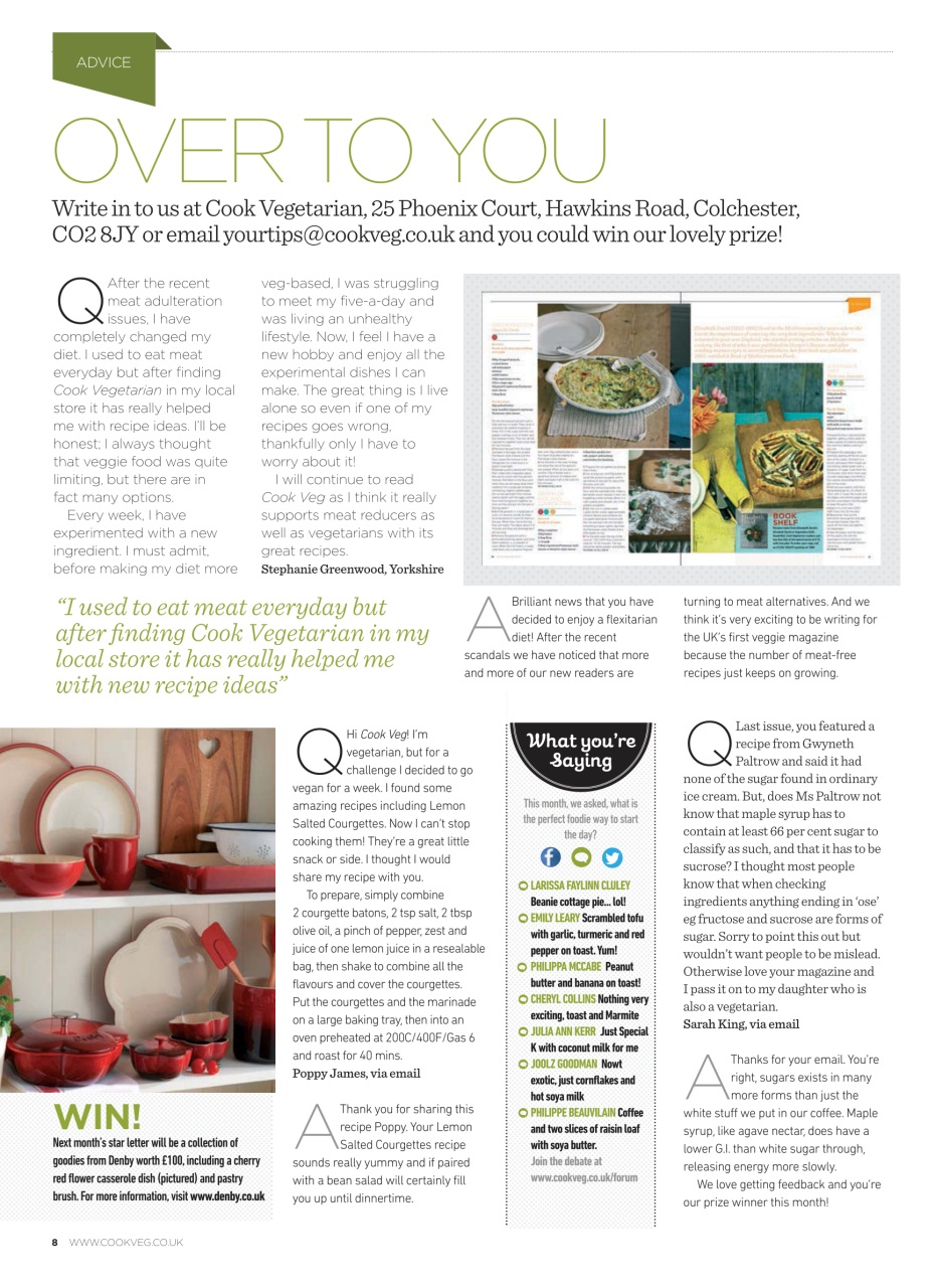 Veggie Magazine Preview Pages