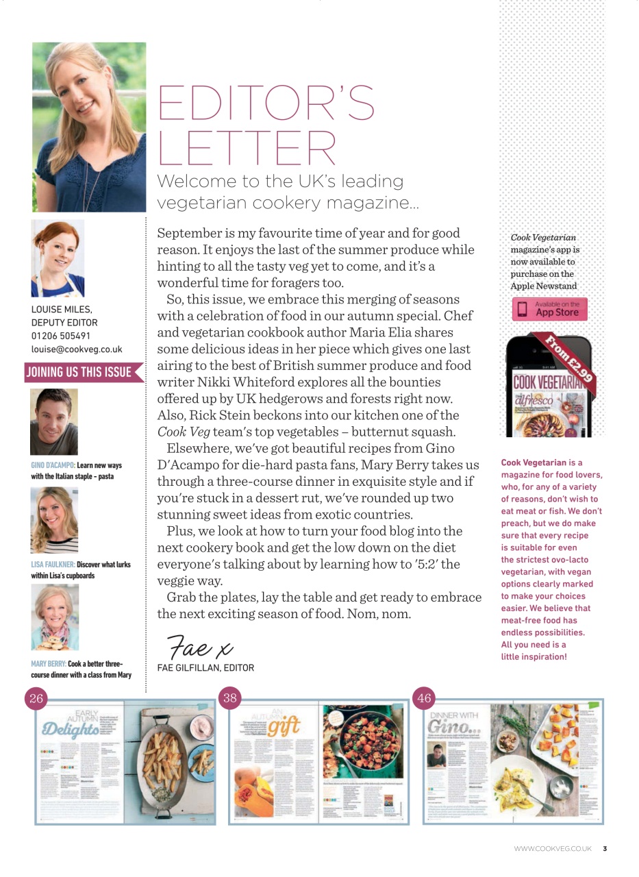 Veggie Magazine Preview Pages