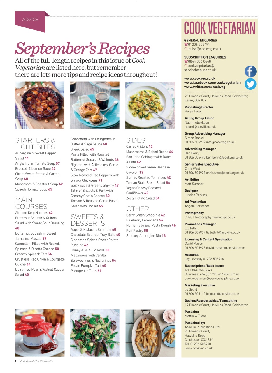 Veggie Magazine Preview Pages