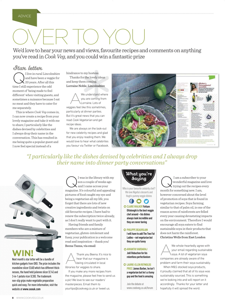 Veggie Magazine Preview Pages