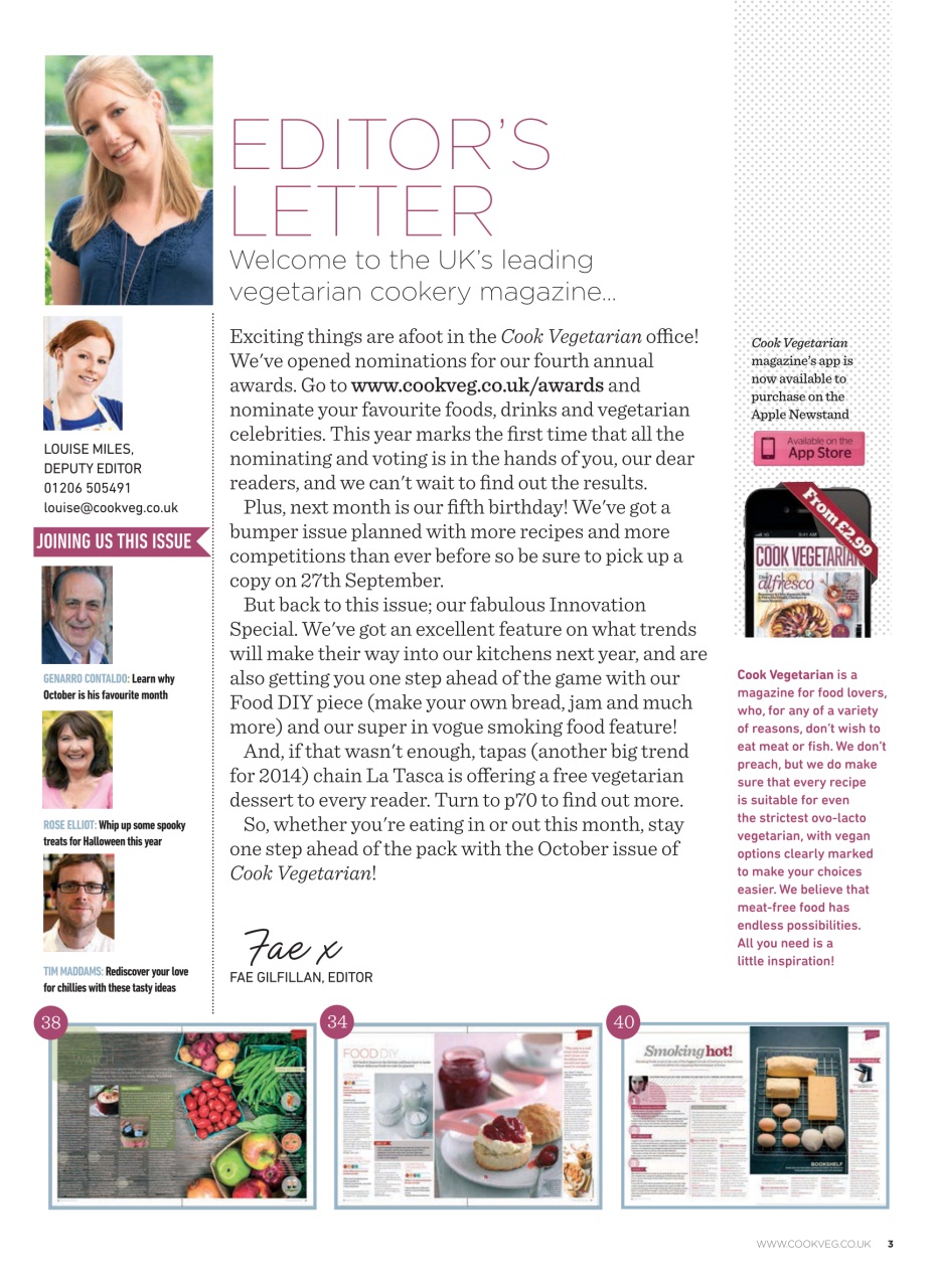 Veggie Magazine Preview Pages