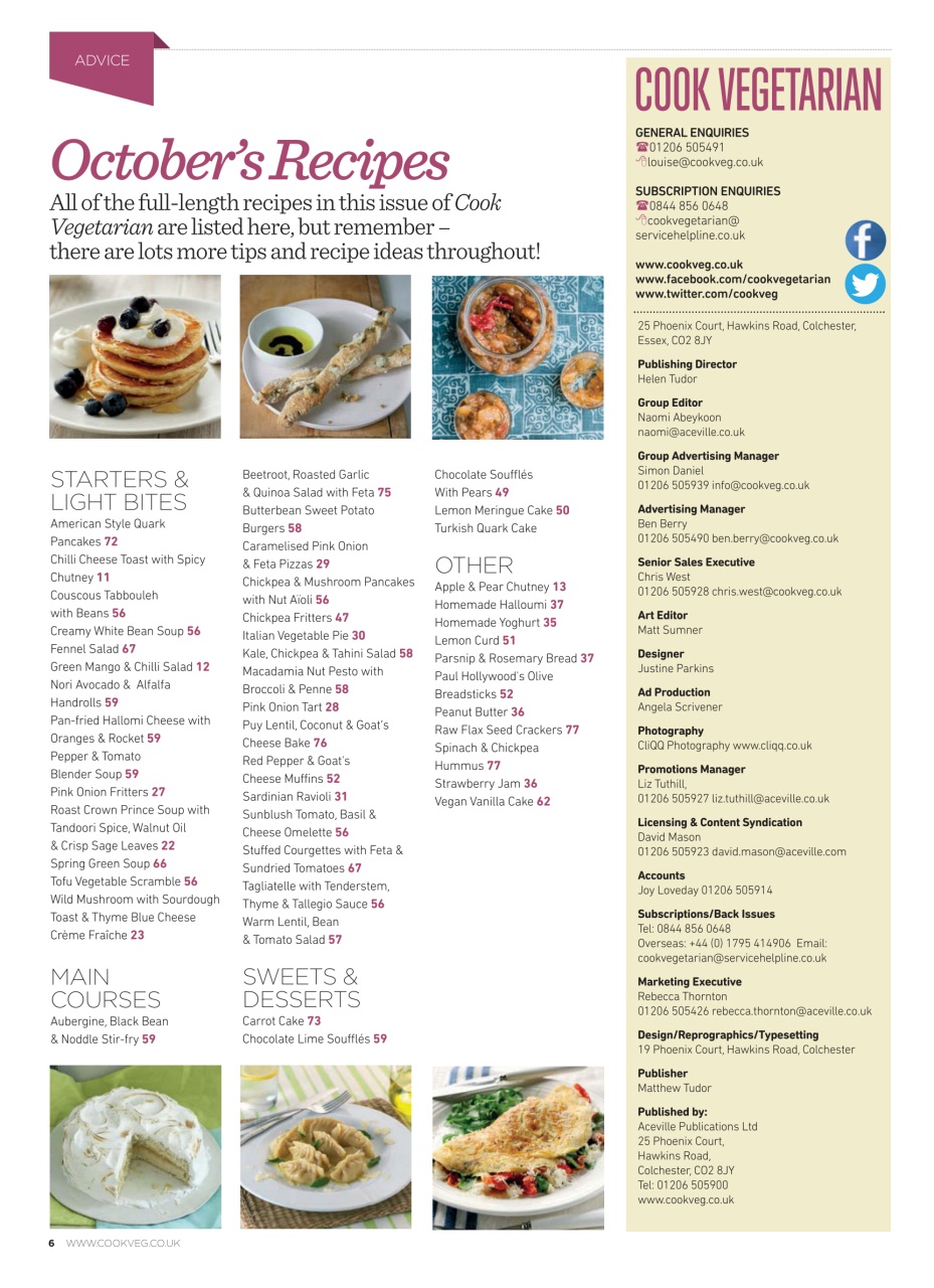 Veggie Magazine Preview Pages