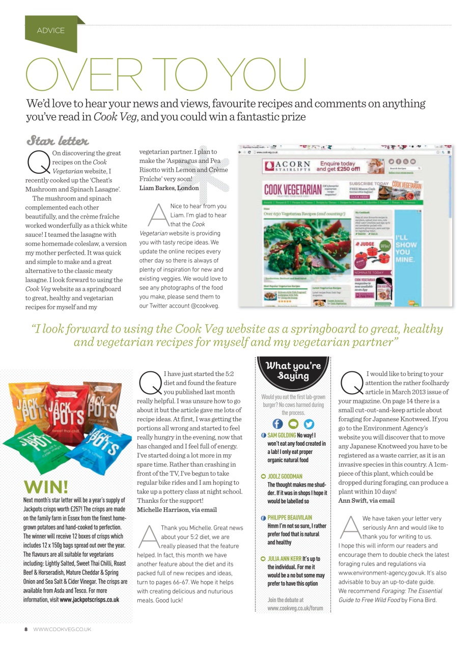 Veggie Magazine Preview Pages