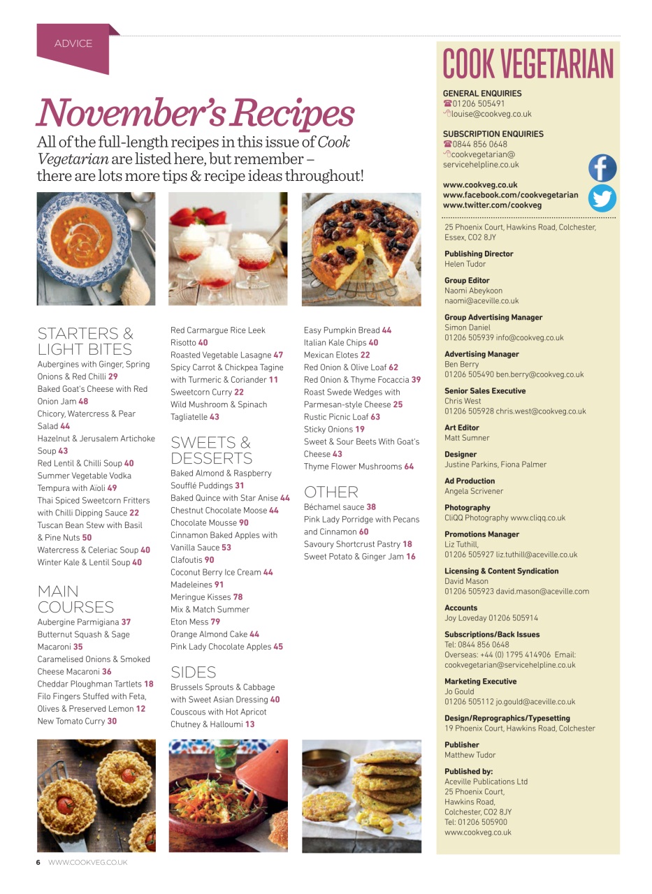 Veggie Magazine Preview Pages