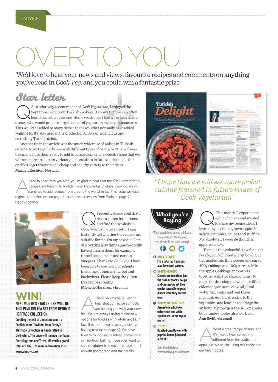 Veggie Magazine Preview Pages