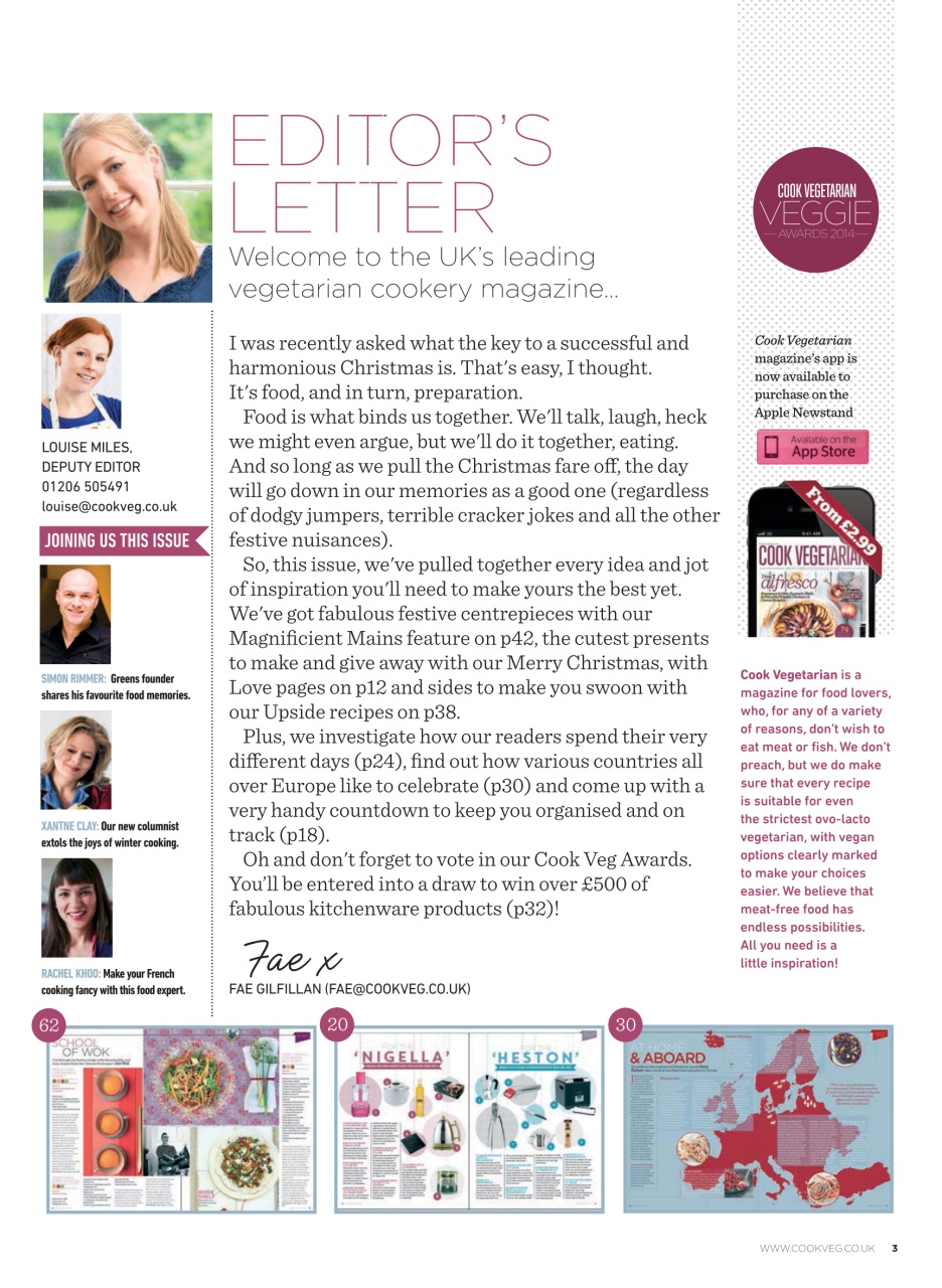 Veggie Magazine Preview Pages