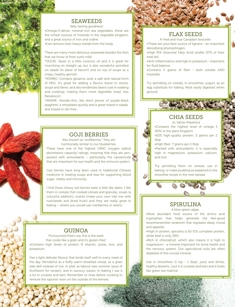 Ecoparent Magazine Preview Pages