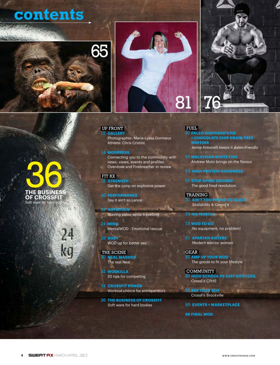 Sweat RX Preview Pages