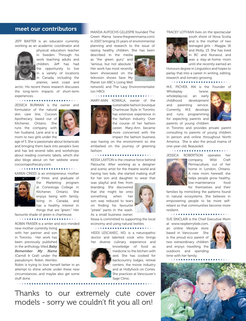 Ecoparent Magazine Preview Pages