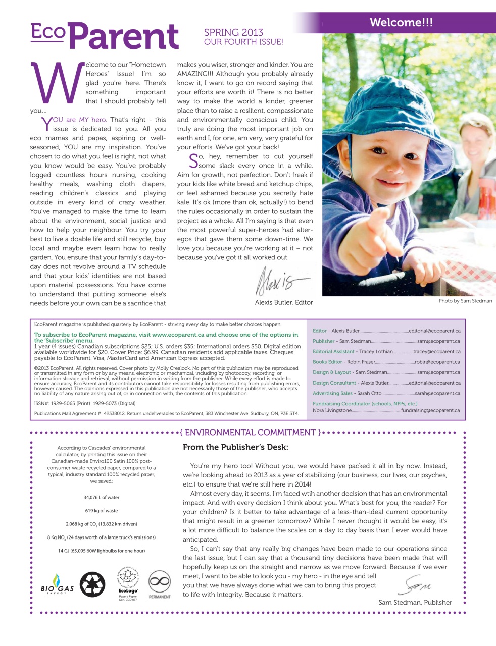Ecoparent Magazine Preview Pages