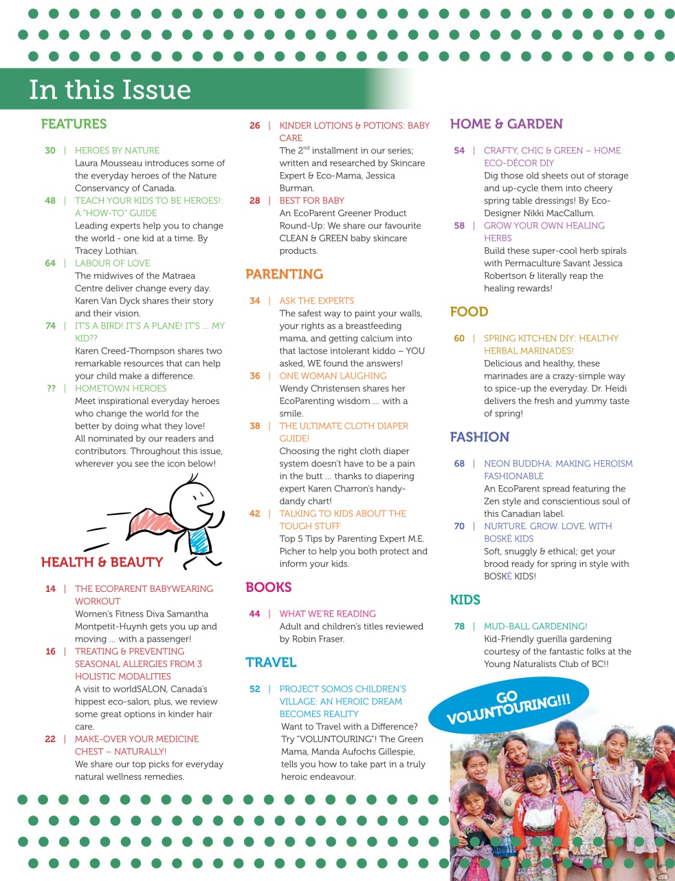 Ecoparent Magazine Preview Pages