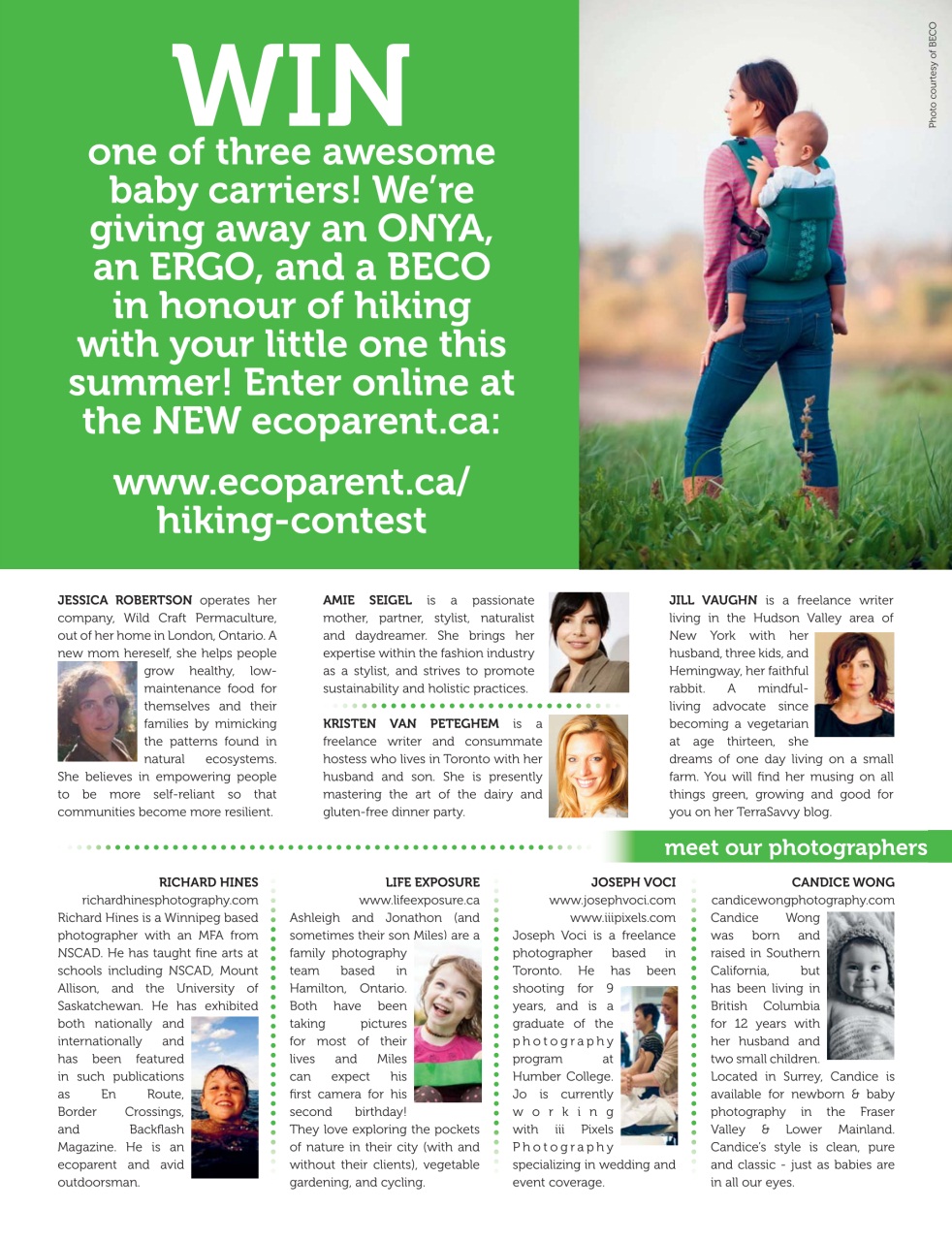 Ecoparent Magazine Preview Pages