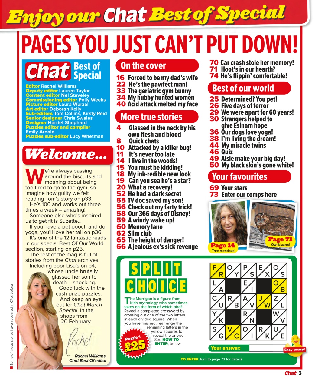 Chat Specials Preview Pages