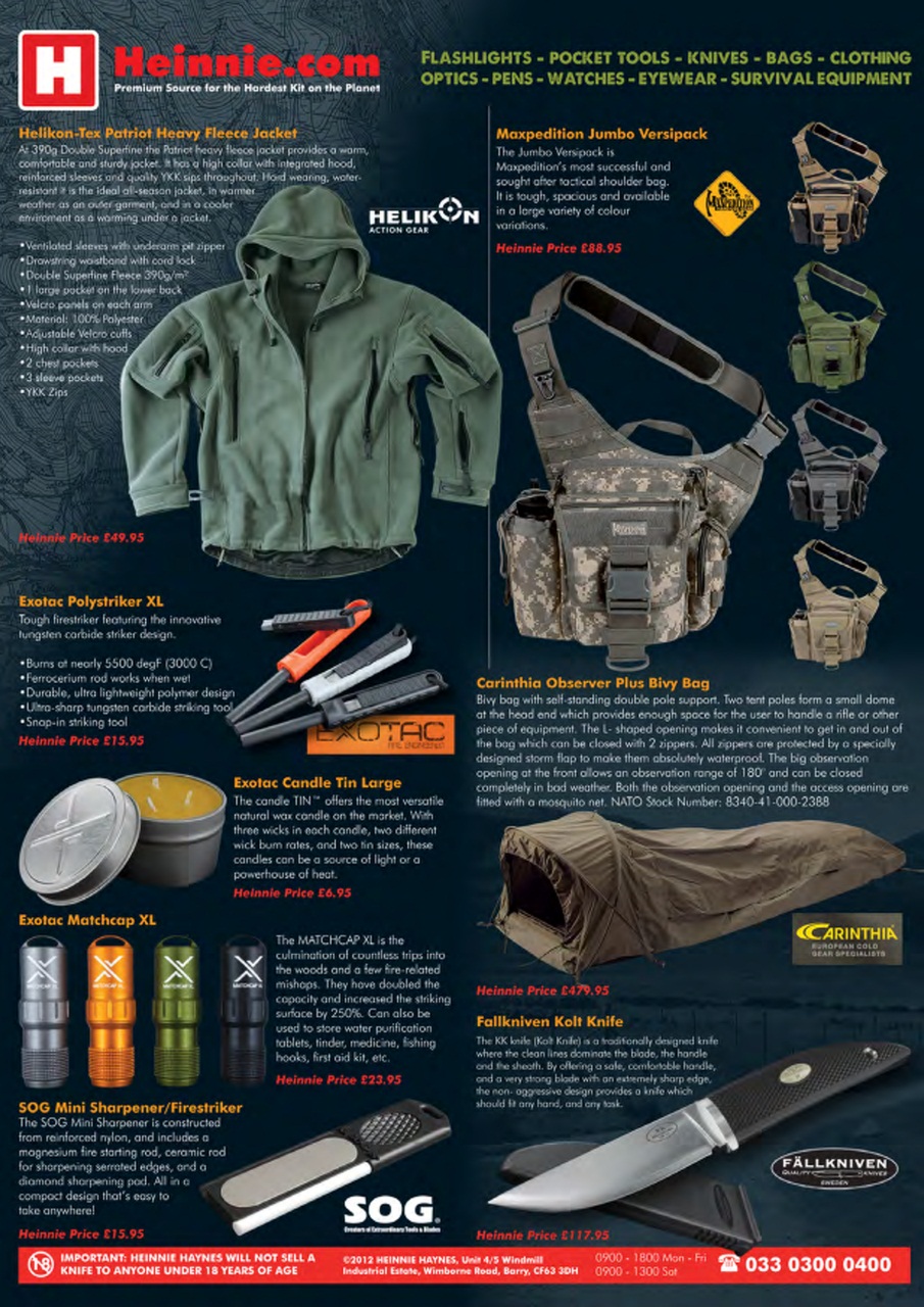Bushcraft & Survival Skills Magazine Preview Pages