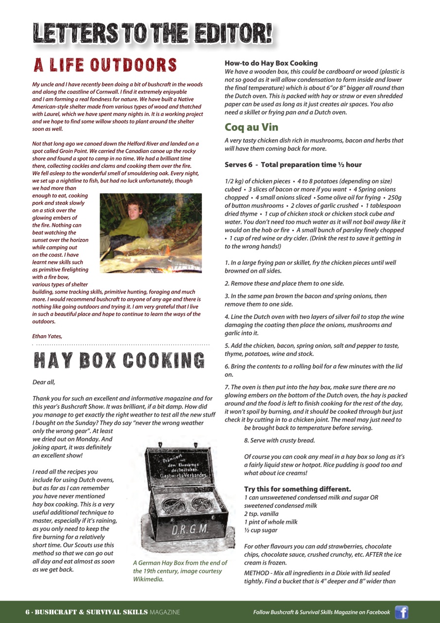 Bushcraft & Survival Skills Magazine Preview Pages