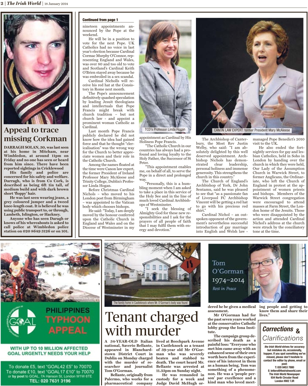 Irish World Preview Pages