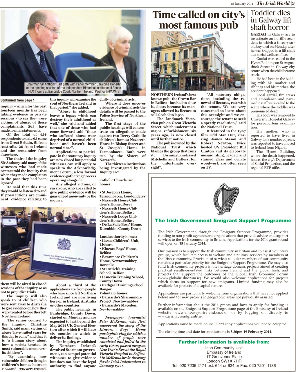 Irish World Preview Pages