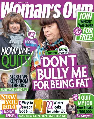 Woman's Own issue 27th January 2014