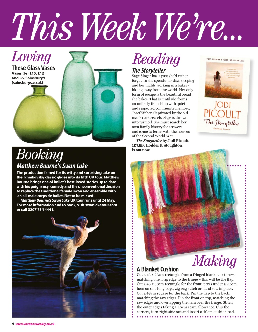 Woman's Weekly Preview Pages