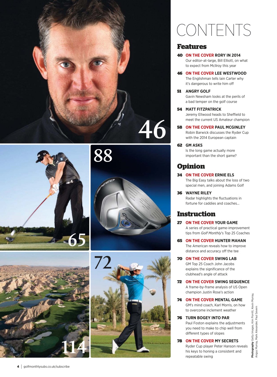 Golf Monthly Preview Pages