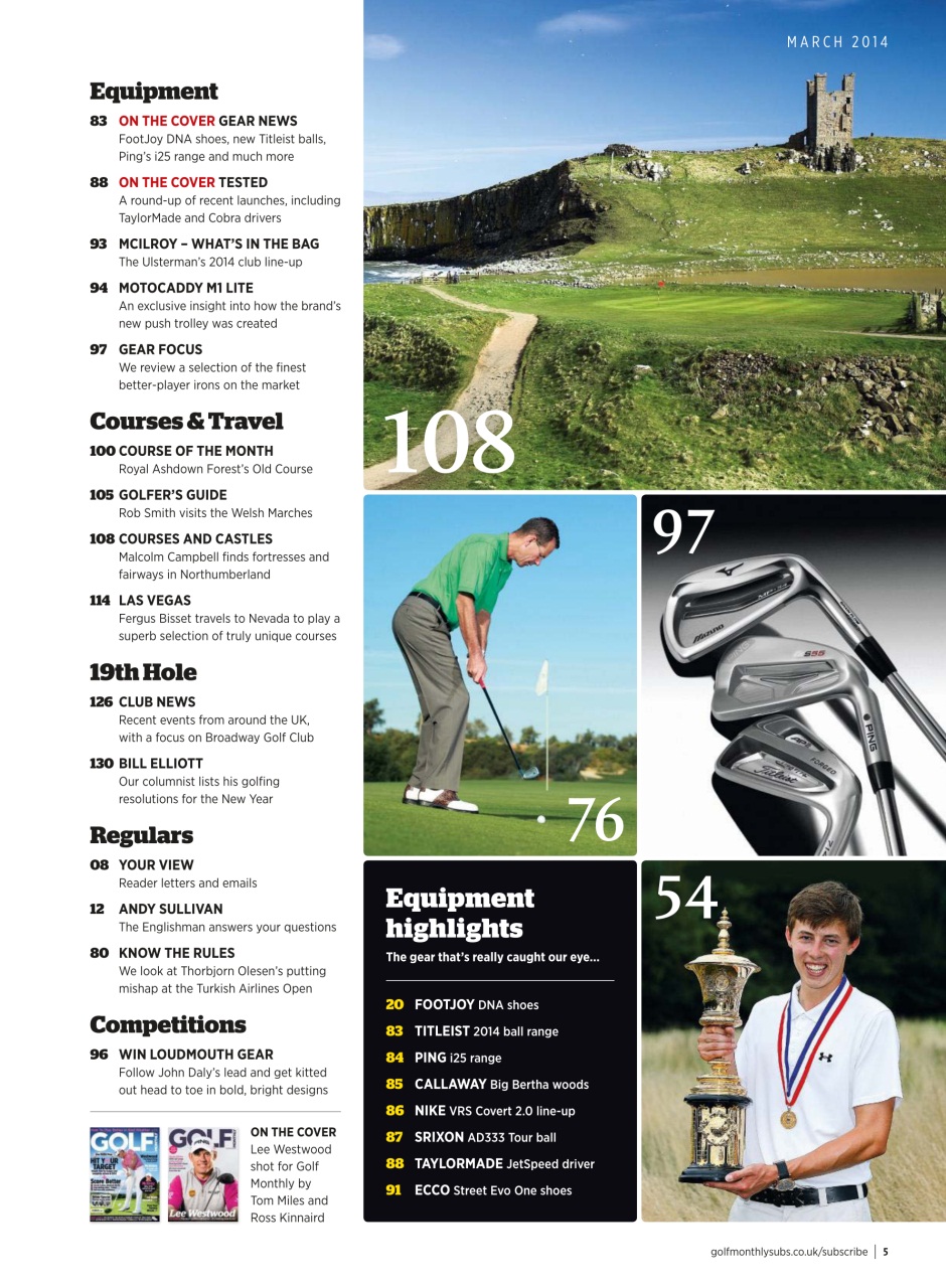 Golf Monthly Preview Pages
