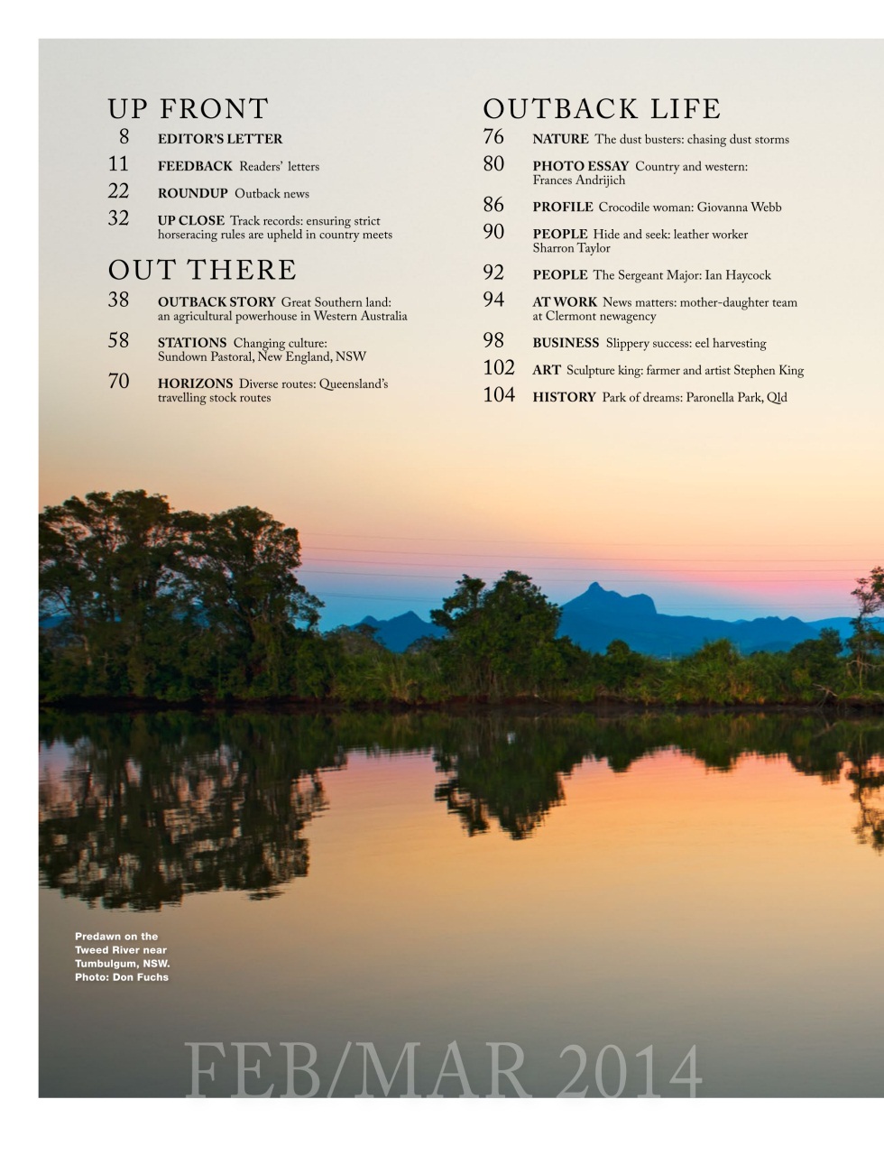 OUTBACK Magazine Preview Pages