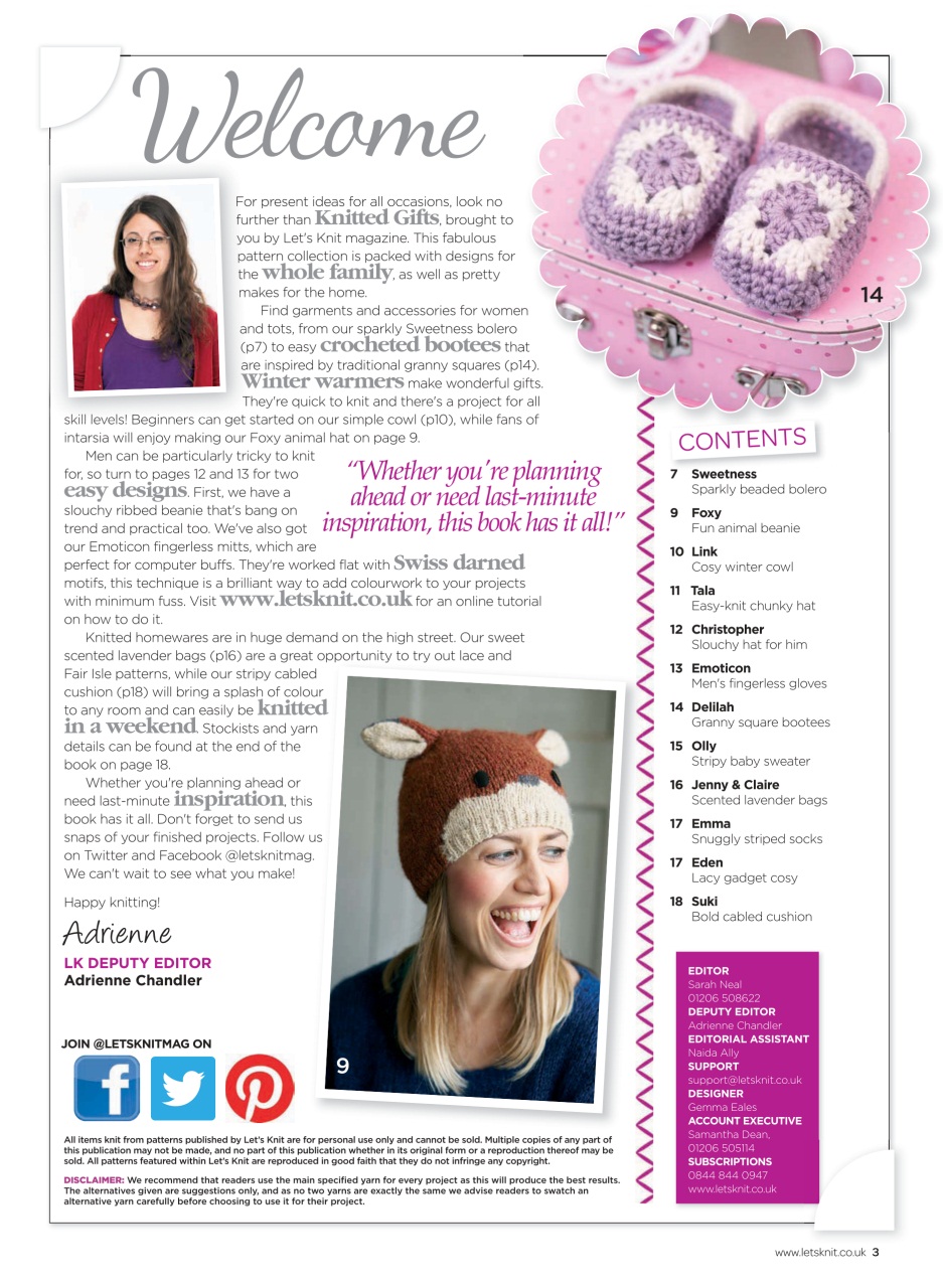 Let's Knit Preview Pages