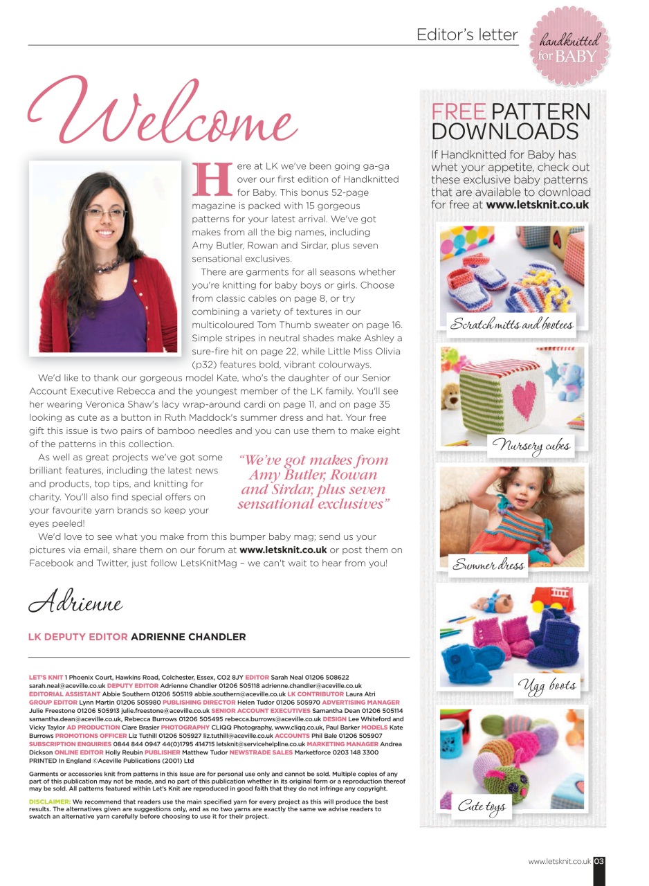 Let's Knit Preview Pages